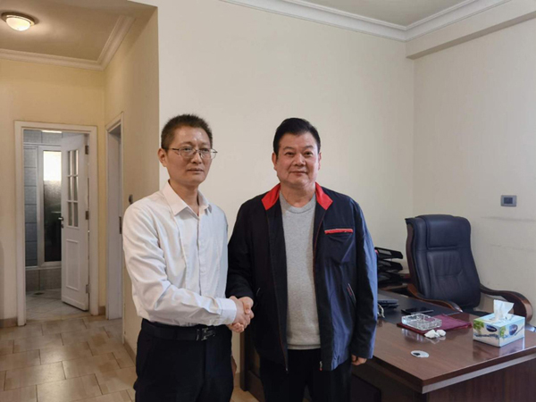 集團公司董事長王元旦一行訪問中鐵二局埃塞分公司